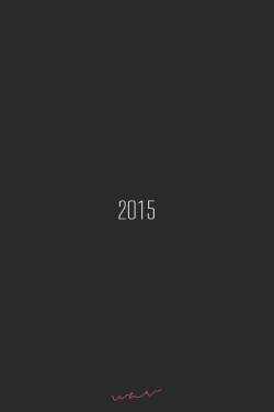 wearevanity:  In 2015 I will _____ 