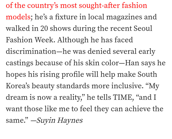 multiculturalmodels:  TIME’s 30 Most Influential Teens of 2017 Han Hyun Min interviewed