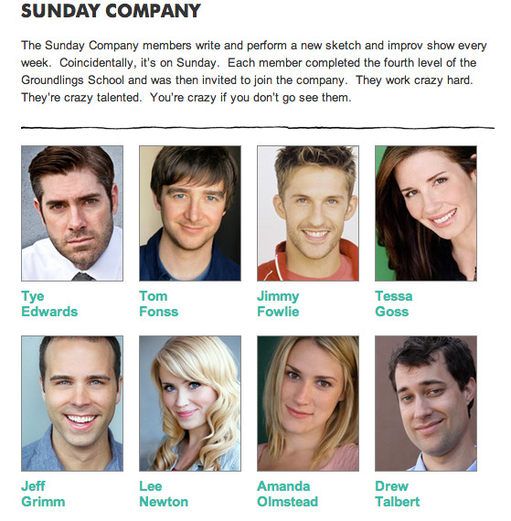 Lee Newton - The Groundlings Sunday Company