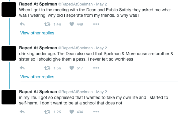 micdotcom:  “Raped at Spelman” calls out college’s victim blaming A Twitter