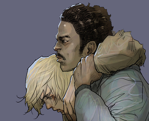 tatooineknights:Protective Lando and Worn Down Luke are my fave aesthetic. 