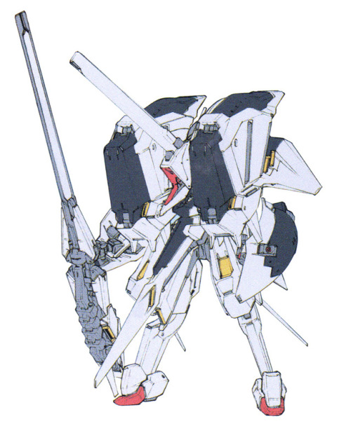 the-three-seconds-warning:  RX-124 Gundam TR-6 (Advanced Kehaar II)  The RX-124 Gundam TR-6 Kehaar II is a variant of the RX-124 Gundam TR-6 Kehaar II produced by The Titan Test Team. The unit appears in the Advance of Zeta: The Flag of Titans novel.