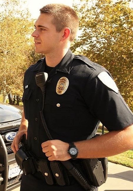policecorps:  hotuniformedmen:  HOT!! I want some of that  Hot little slick sleeve