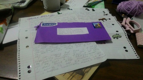 Letter from Ella, Australia