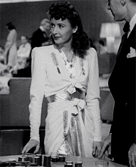 gregory-peck: Costumes worn by Barbara Stanwyck in The Lady Eve (1941)Costume Design by Edith Head