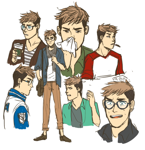 falloutboyonboy:my aesthetic is probably just jean looking tired and grumpy while wearing glassesful