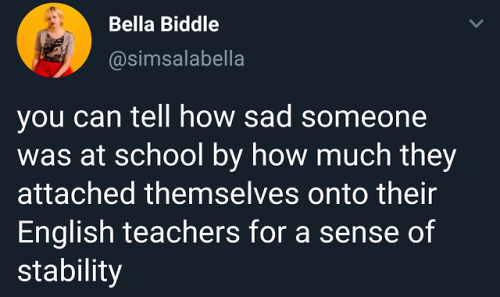 northbynorthwesterly:arandomthot:And if they become English teachers, the cycle continuesWHY DO YOU 