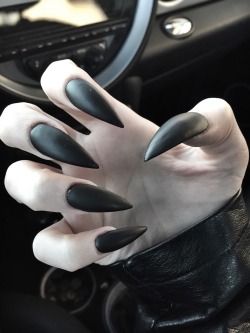 morticians-flame:  New year, new nails 💅 