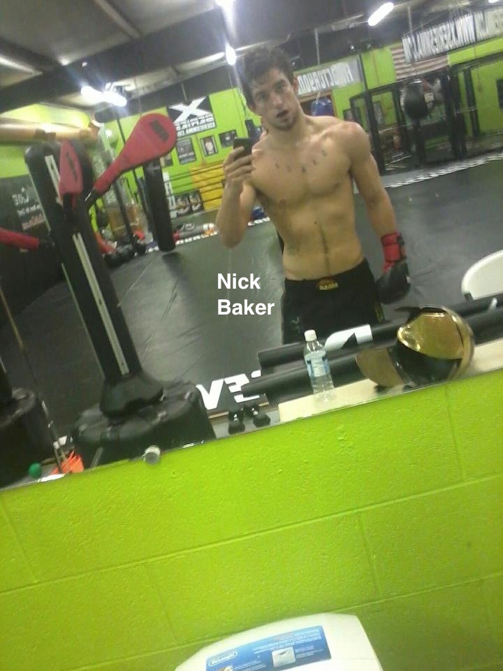 hotandexposed:  Hot straight kickboxer with a girthy piece of meat and hot pits—naked