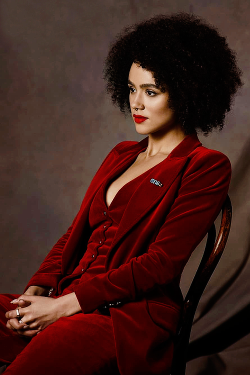 thronescastdaily:Nathalie Emmanuel for Vogue