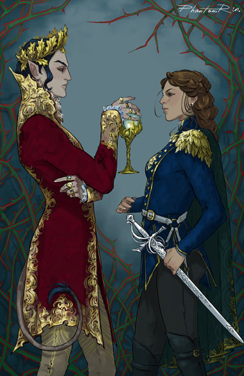 phantomrin: No, I haven’t started reading  @hollyblack​‘s “The Wicked King&rd