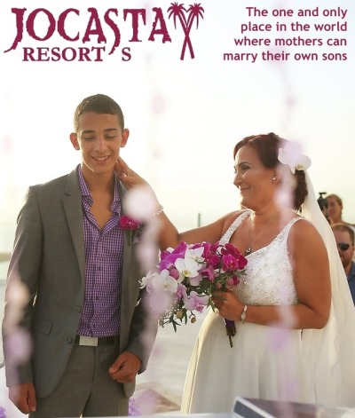 I married my mom in Jocasta resorts in front of mi...