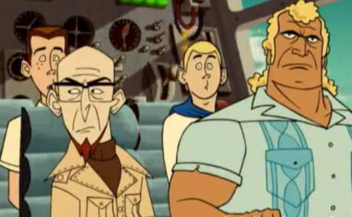 batmans-dead-parents:Venture Bros - then and now (With Amber Gold and a zebra)