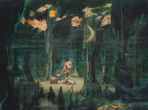 thewaltcrew:Concept art for Pinocchio by Gustaf Tenggrenphoto sources in captions
