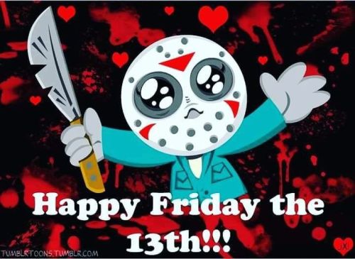 lumber: ❤️❤️❤️ It’s #FridayImInLove! Happy #FridayThe13th! #JasonVoorhees #JeauxJanovsky #Jeau