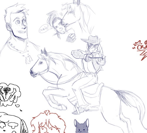 An Assortment Of Magma Doodles