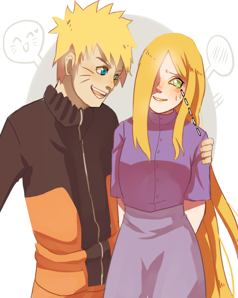 naruino on X: Naruto and Ino in official art  / X