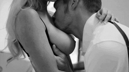 awesomethreesomescenes:  That’s my boss, honey. You do whatever he wants tonight, OK?