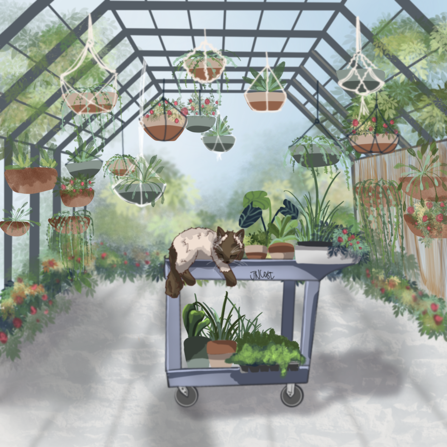 venom-is-free:jnlostt:Adventures of Potya!Nap time in the garden 🌱💗💗💗💗💗
