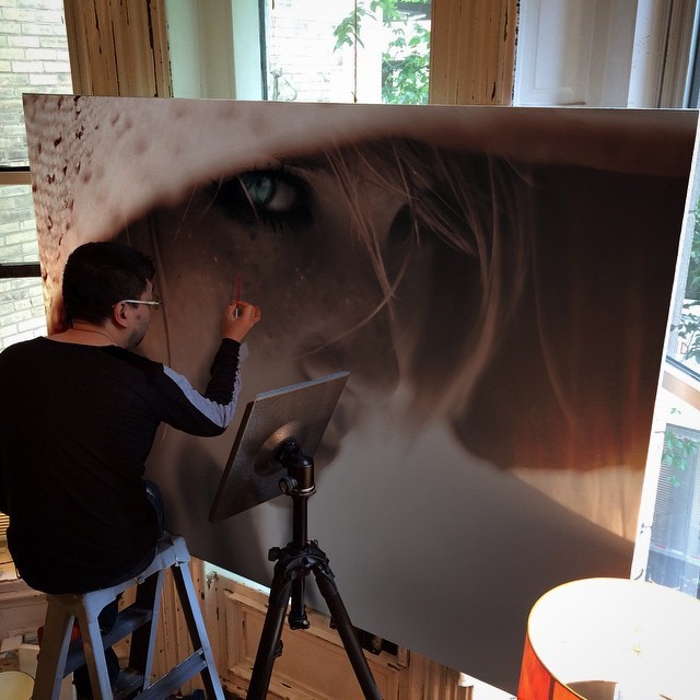 crossconnectmag:  Remarkable Large-Scale Paintings Reveal the Power of Photorealism