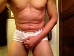 Wetcrashsf:  New Staffords, Very Wet.  #Tightywhities #Whitebriefs #Wetbriefs 