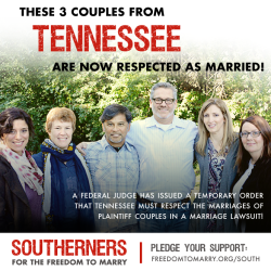 Fullmarriageequality:  Freedomtomarry:  A Federal Judge Just Issued A Temporary Order