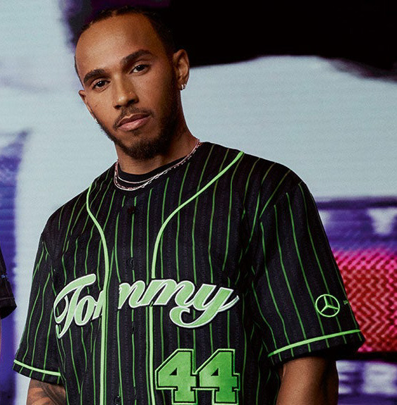 Tommy x Mercedes-AMG F1 x Awake NY Baseball Jersey Black/Green 44