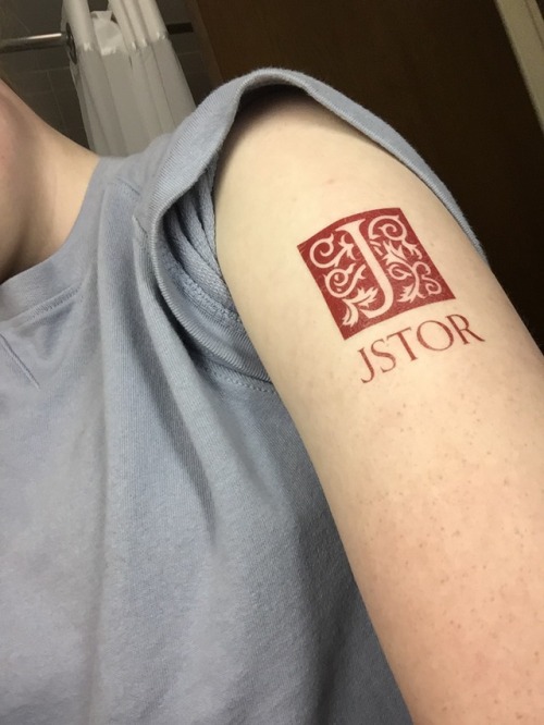 aqua-cultured: botanyshitposts: JSTOR is the most bizarre organization to have temporary tattoos ava