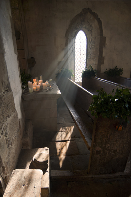 medievalvisions-blog:Haddon Hall Chapel by Miso Tekel.