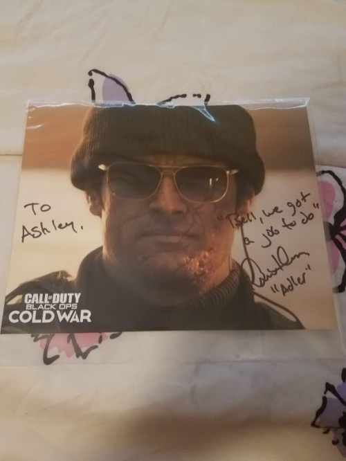 Got My Autograph From Bruce Today