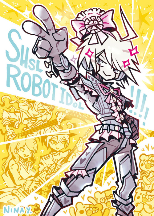 My full piece from a while back for @ndrv3fanzine​! Just wanted to make my precious robo boy’s dream
