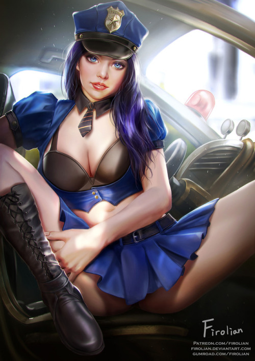 firolian:  Officer CaitlynReward 14 is now released on Gumroad!https://gum.co/UlTdJ(Rewards includes : Jinx / Caitlyn)Become my Patron and get more NSFW images!Patreon : https://www.patreon.com/firolianTyrande package is now released on Gumroad!Gumroad