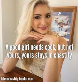 lifeinchastity:  Anna Faith 