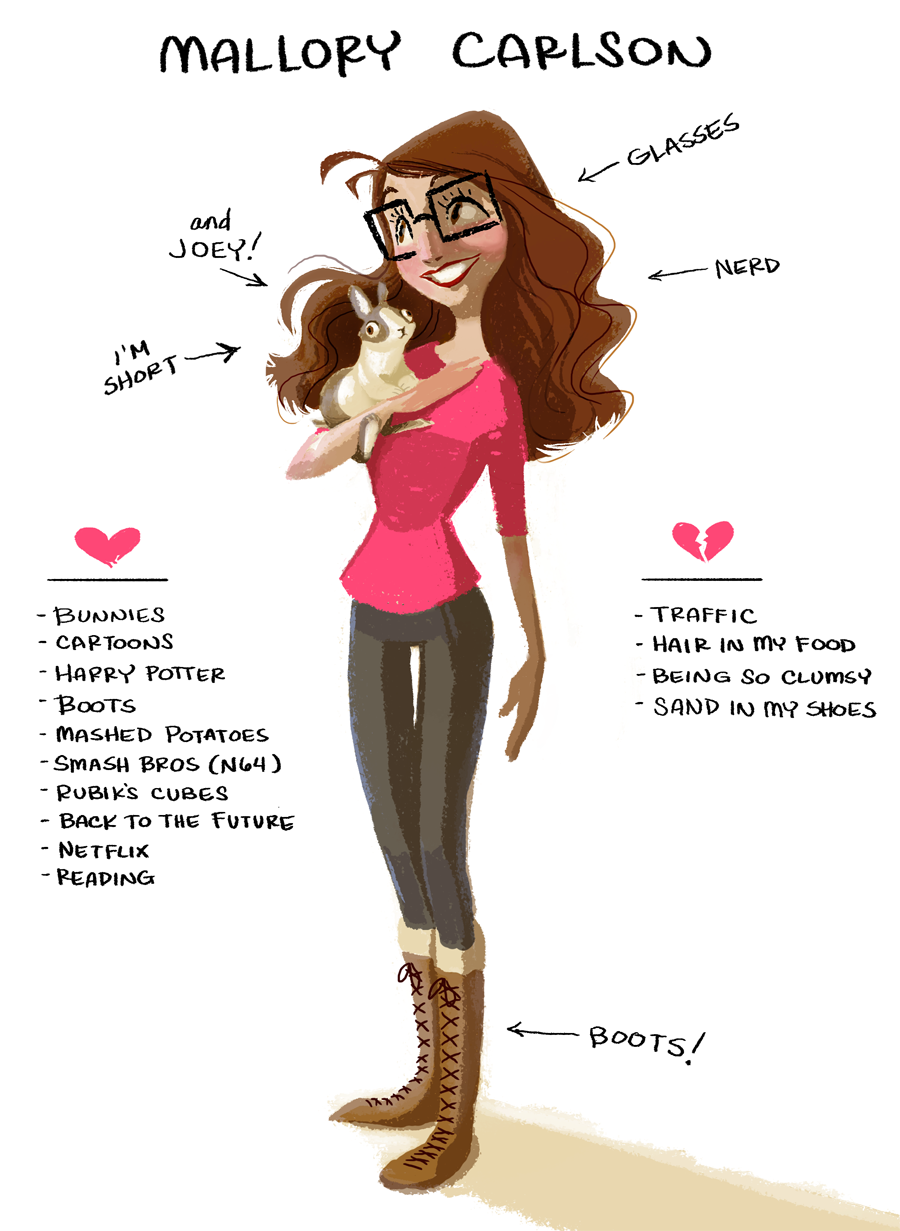 My Meet the Artist that I doodled for sketch dailies last night ^_^