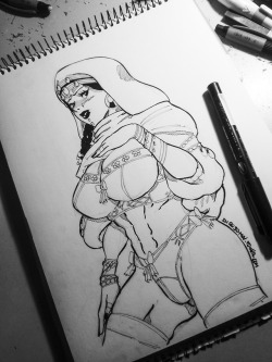 dibujo-mal:Pharah on her Badouin skin
