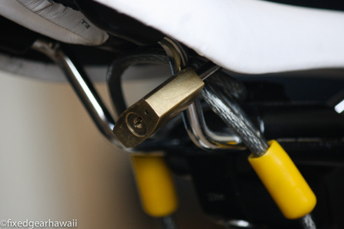 Cycling Tip Tuesday:If you park your bike in an area where saddle theft is a problem, simply add a c
