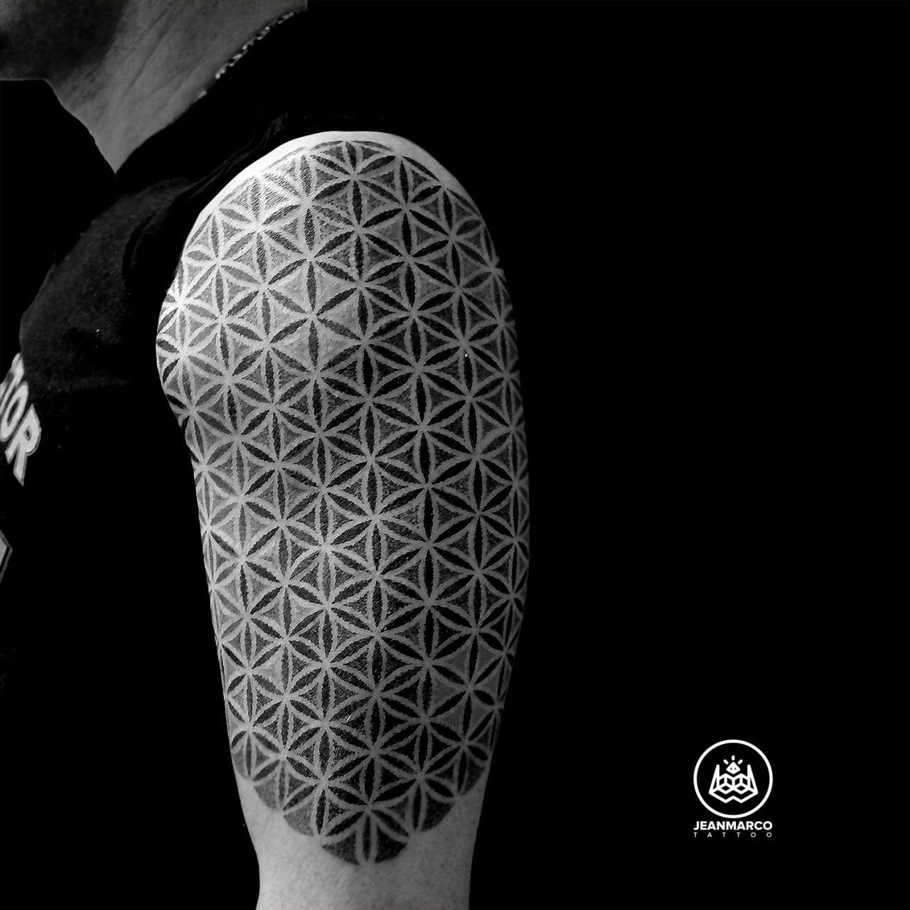 100 Flower Of Life Tattoo Designs For Men  Geometrical Ink Ideas