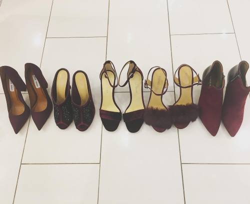 Hues&hellip; . . . . . . . . . . #hues #fashion#sotd #footwear #womenswear #shoeporn #burgundy #