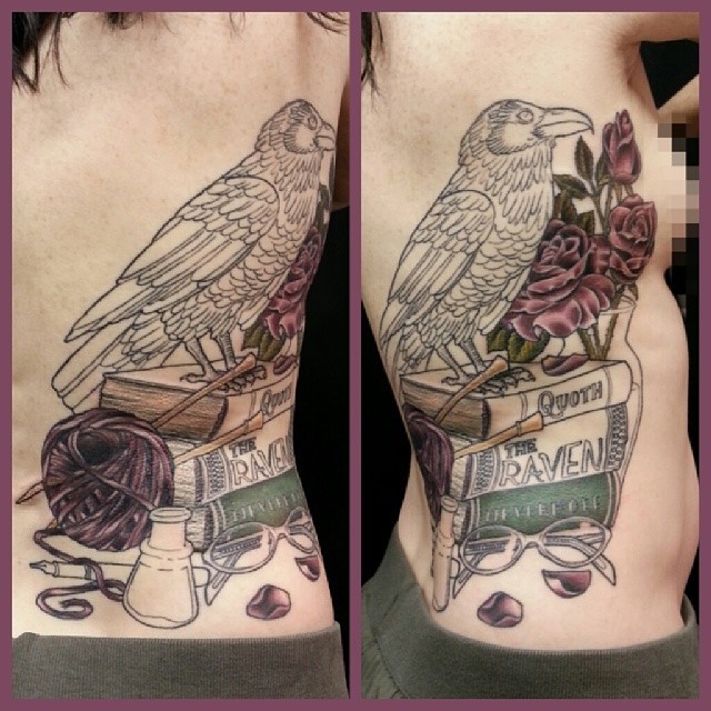Quoth the raven Nevermore  Tattoos for daughters Tattoo quotes for  women Inspirational tattoos