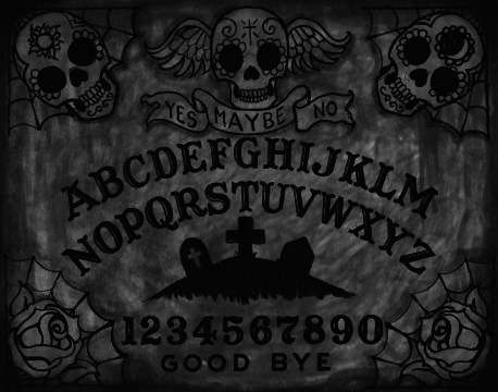 blackoutraven:  Skull Ouija Board by ShayneOtheDead