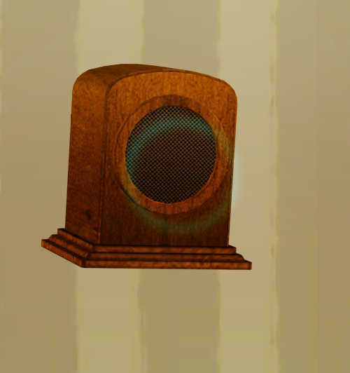 simsinsania: TS2 LOST AND FOUND - BASEGAME CLASSICAL WALL-MOUNTED SPEAKERHere’s a functional classic