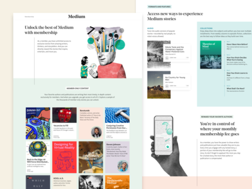 Maria Gonzalez (San Francisco) · InterviewLanding page design for Medium and Medium Writ