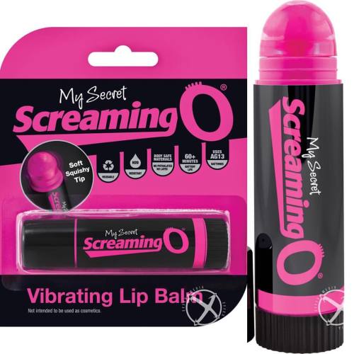 My Secret Screaming O Vibrating Lip Balm is a super-powered, discreet mini vibe that looks just like ordinary lip balm! With an ultra-soft and squishy tip, this massager delivers intense targeted vibration with a whisper-quiet motor that buzzes at one