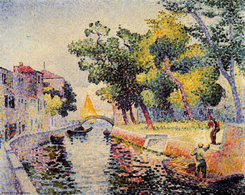 Ponte San Trovaso, 1905, Henri-Edmond CrossMedium: oil,canvas