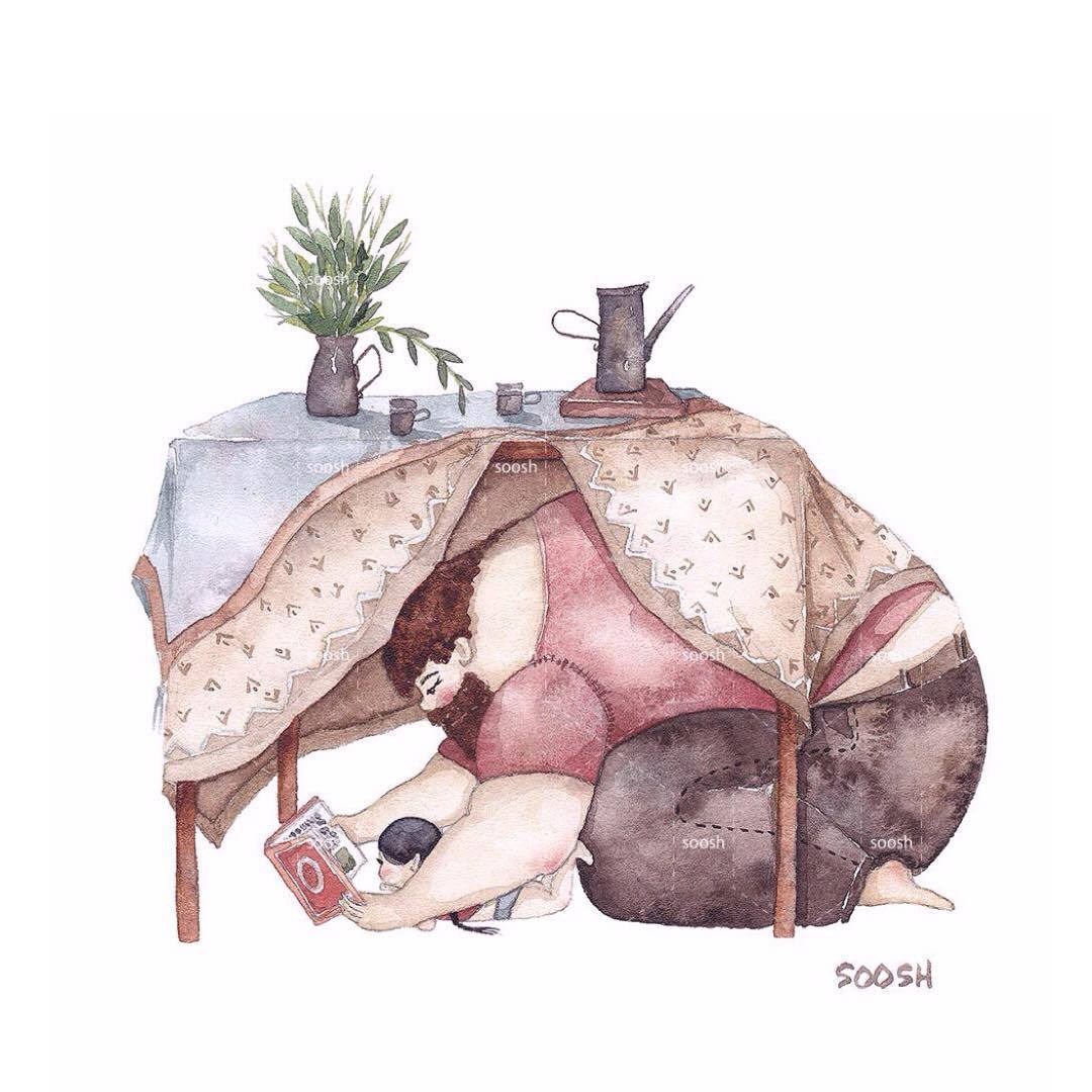  The Inseparable Bond Between Fathers And Daughters Expressed Through 15 New Illustrations