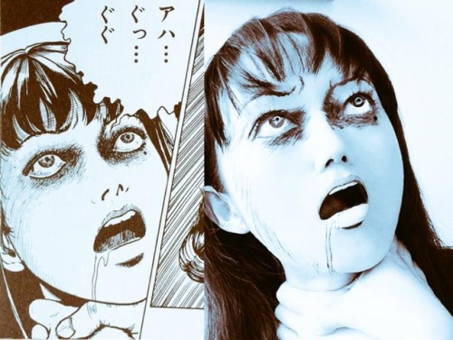 quickweaves: creaturesofnight: Kotaku’s Junji Ito cosplay part.2 Yes ma'am!!!!