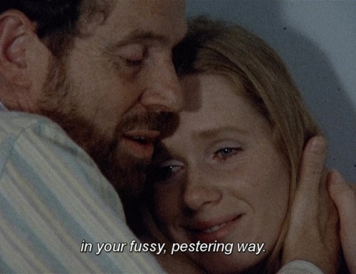 ozu-teapot:  Scener ur ett äktenskap (Scenes From A Marriage) | Ingmar Bergman | 1973Scene 6: Mitt i natten i ett mörkt hus någonstans i världen (In The Middle Of The Night In A Dark House Somewhere In The World)Erland Josephson, Liv Ullmann