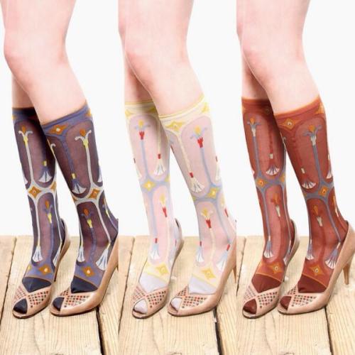 paisleydolly:  New Verum socks range Utopia S/S 2014 Release Date: 30/3/2014 Price 1,800 yen Top row: Sparkle Carousel (Pink Gold and Champagne Gold) Middle row: Sacred Place (Navy, Light Gray and Burgundy) Bottom row: Botanic Garden (Beige, Dark Blue