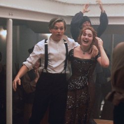 genterie:  Leonardo DiCaprio and Kate Winslet, Titanic (1997)