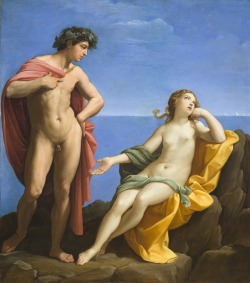 notbylongshot:  “Bacchus and Ariadne&ldquo; (1620) by Guido Reni. 